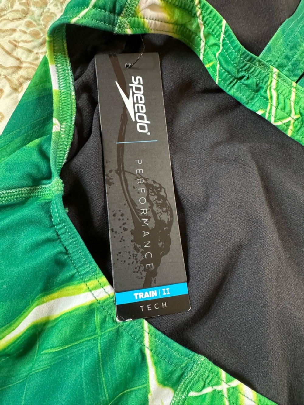 Speedo Abstract Print One-Piece Swimsuit - Picture 4 of 8
